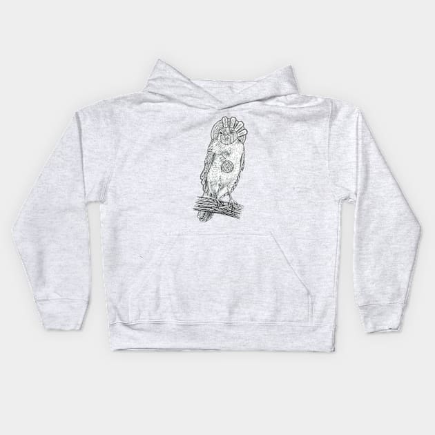 Mucha Falcon Kids Hoodie by ca1tlin22